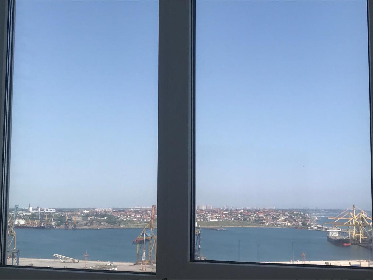 Flat with the sea view Apartment Chornomorsk Exterior foto