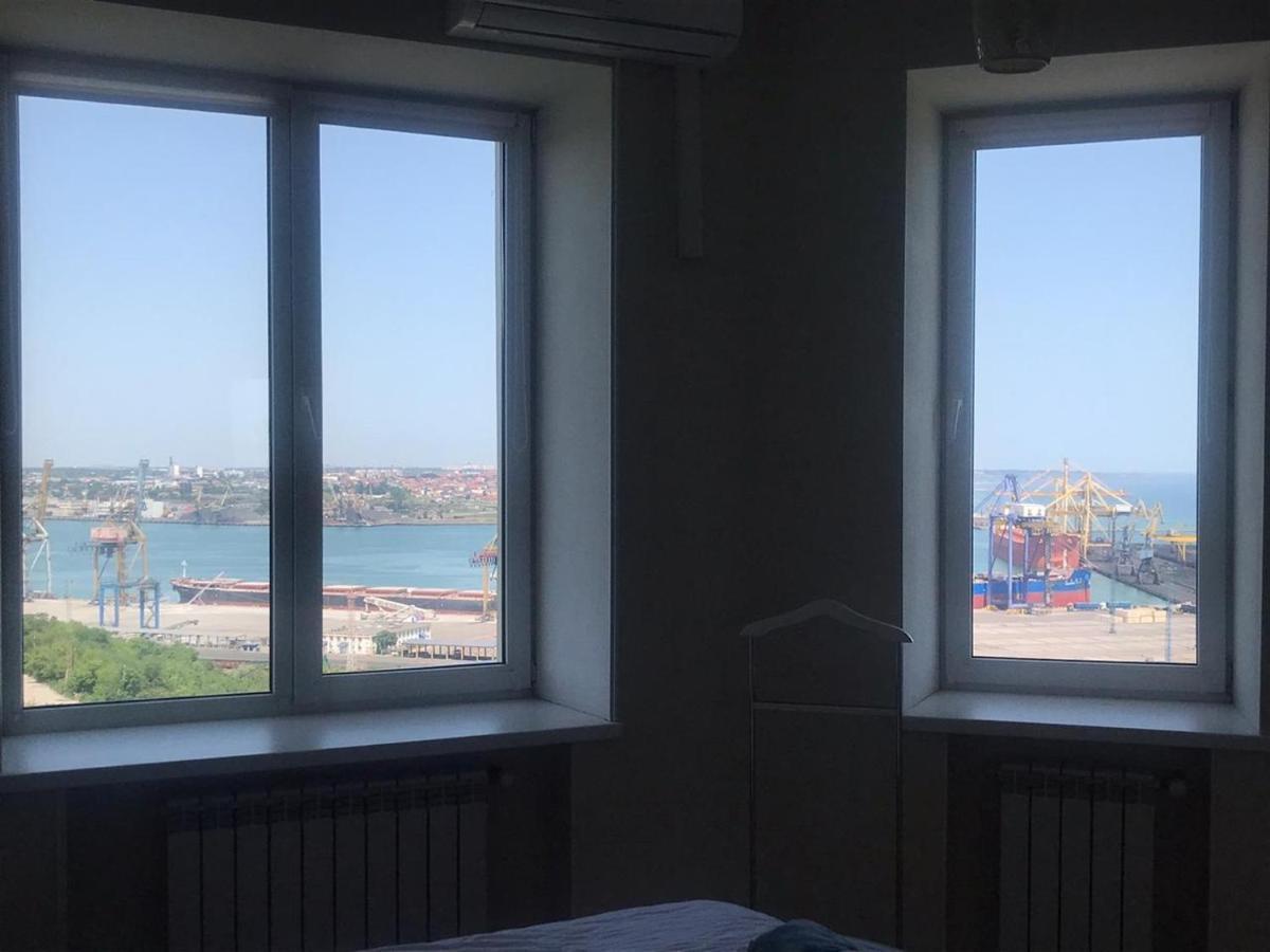 Flat with the sea view Apartment Chornomorsk Exterior foto