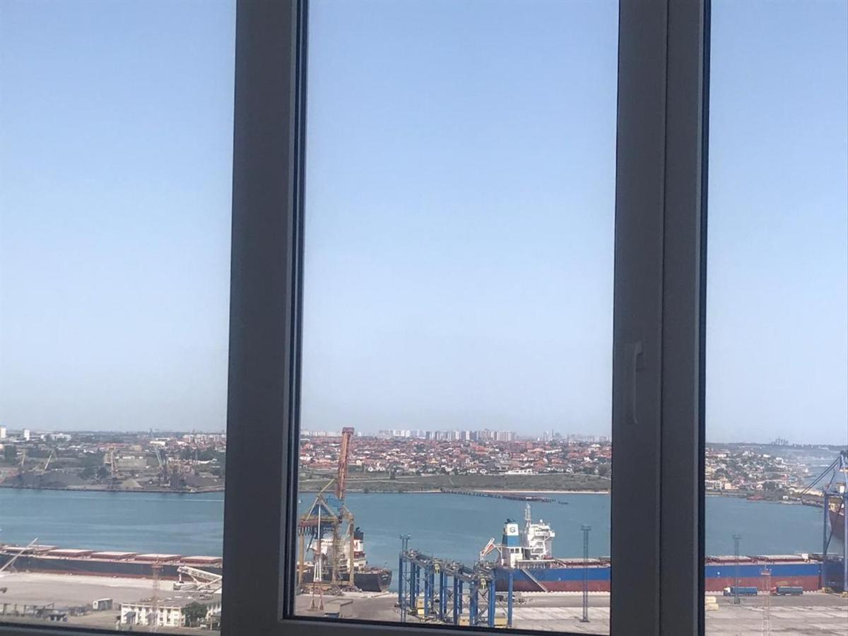 Flat with the sea view Apartment Chornomorsk Exterior foto