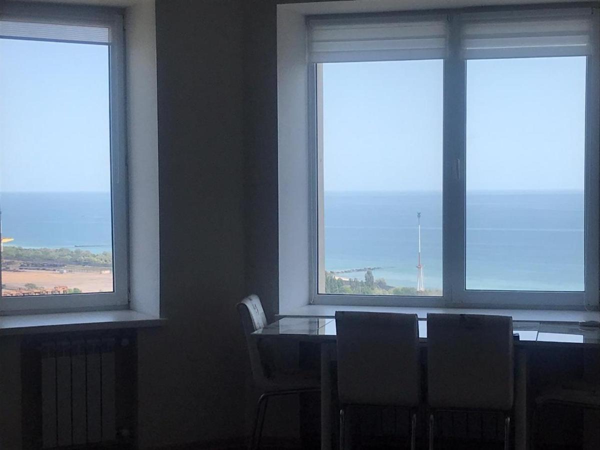 Flat with the sea view Apartment Chornomorsk Exterior foto